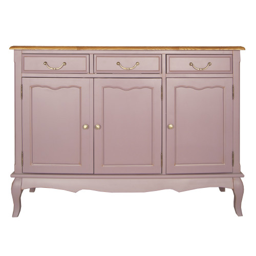 комод leontina lavanda с тремя ящиками и дверками лавандовый в Бийске