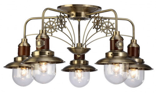 потолочная люстра arte lamp sailor a4524pl-5ab в Бийске