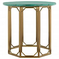 стол журнальный gold green gloss золотой, зеленый в Бийске
