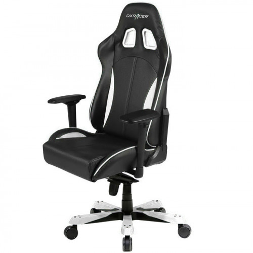 кресло геймерское dxracer king ks57 черно-белое в Бийске