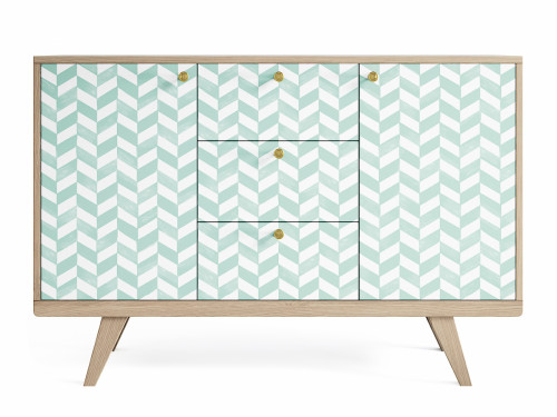 комод thimon осветлённый дуб / принт 050 в Бийске