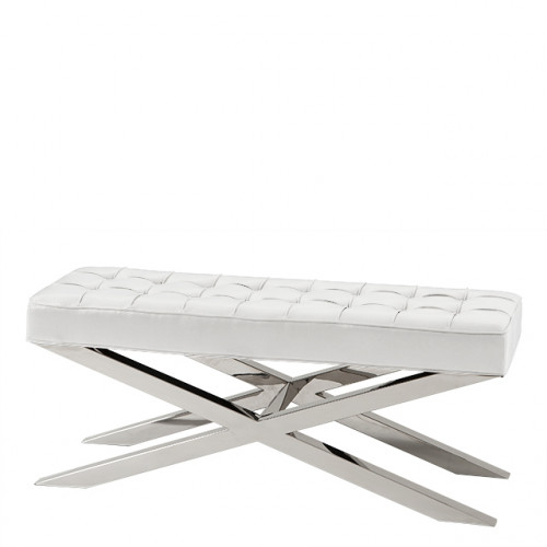 скамейка beekman place от eichholtz белый/хром в Бийске