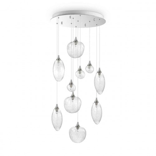подвесная люстра ideal lux baco sp10 cromo в Бийске