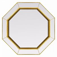 зеркало золотое венецианское восьмиугольное espresso gold в Бийске