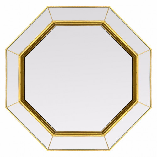 зеркало золотое венецианское восьмиугольное espresso gold в Бийске