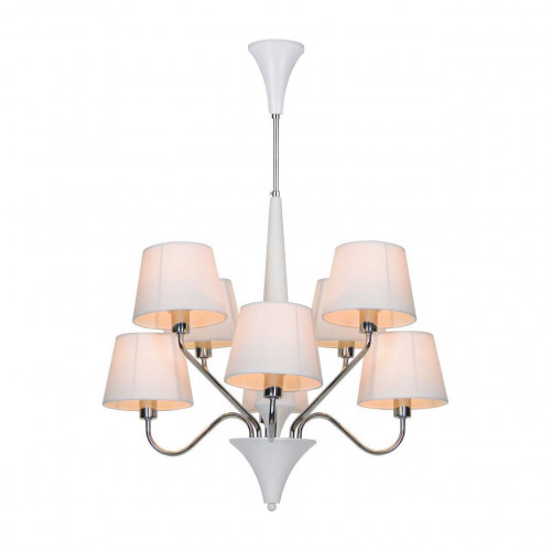 подвесная люстра arte lamp a1528lm-8wh белая в Бийске
