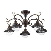 потолочная люстра odeon light sandrina 3249/5c в Бийске