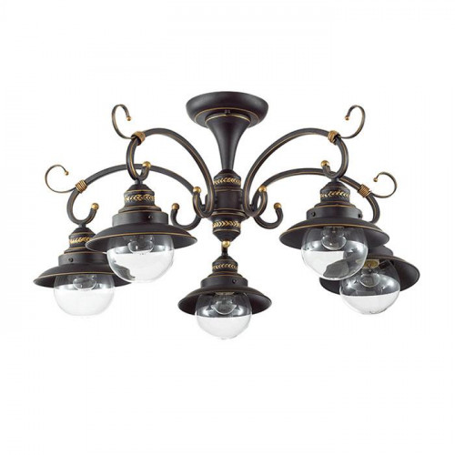 потолочная люстра odeon light sandrina 3249/5c в Бийске