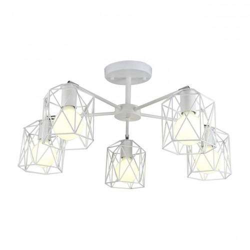 потолочная люстра arte lamp a4284pl-5wh белая в Бийске