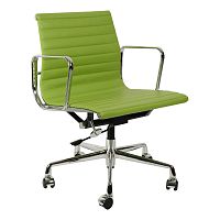 кресло eames style салатовая кожа в Бийске