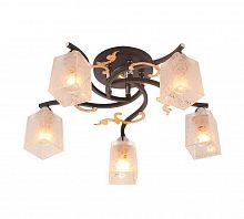 потолочная люстра idlamp edda 206/5pf-blackchrome в Бийске