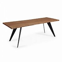 стол nack 220x100 черный, античный дуб c799m90 от la forma (ex julia grup) в Бийске