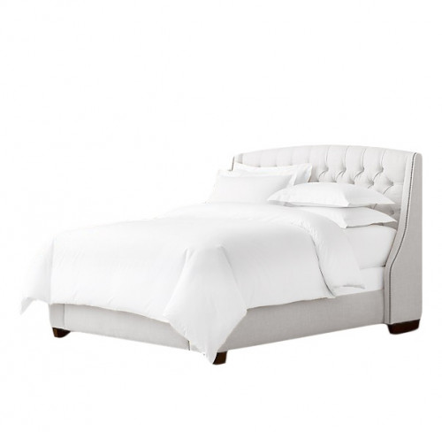 кровать hugo 90х200 велюр светлый в Бийске