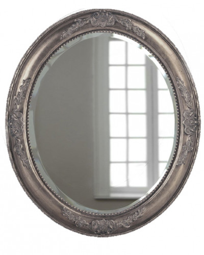 овальное зеркало настенное эвора 14c. silver/5 в Бийске