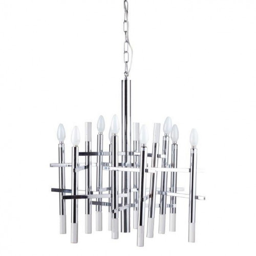 люстра brize серебро, прозрачная в Бийске