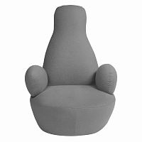кресло bottle chair серое в Бийске