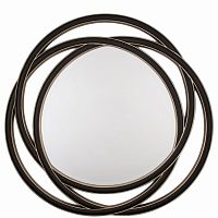 зеркало круглое черное большое диаметр 120 см round s в Бийске