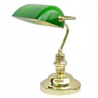 настольная лампа arte lamp banker a2491lt-1go в Бийске