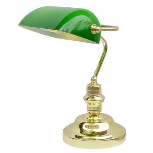 настольная лампа arte lamp banker a2491lt-1go в Бийске