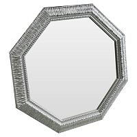 зеркало серебряное восьмиугольное с декором sparkle silver в Бийске