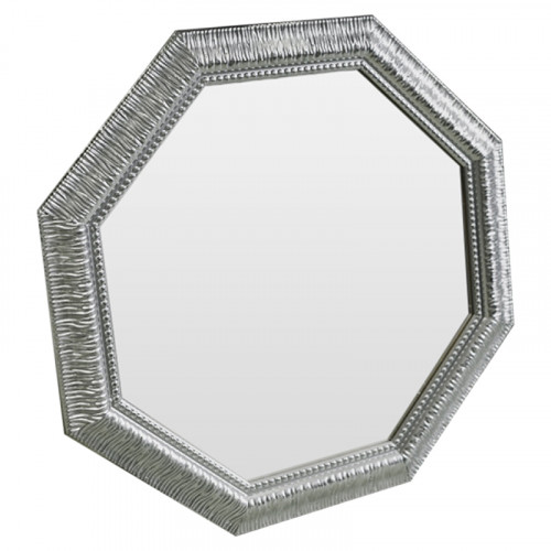 зеркало серебряное восьмиугольное с декором sparkle silver в Бийске