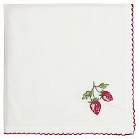 салфетка strawberry red w/embroidery в Бийске