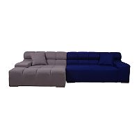 диван tufty-time sofa угловой модульный серо-синий в Бийске