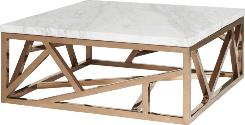 стол журнальный hf13176 золотой, белый в Бийске