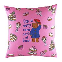 подушка с принтом paddington bear pink в Бийске