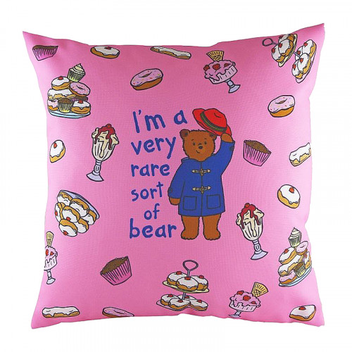 подушка с принтом paddington bear pink в Бийске