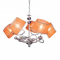 люстра 6900/5 00 v2568 от mm lampadari хром/оранжевая в Бийске
