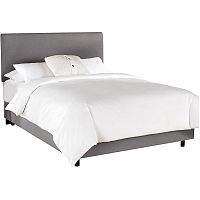 кровать двуспальная 160х200 серая frank platform gray в Бийске