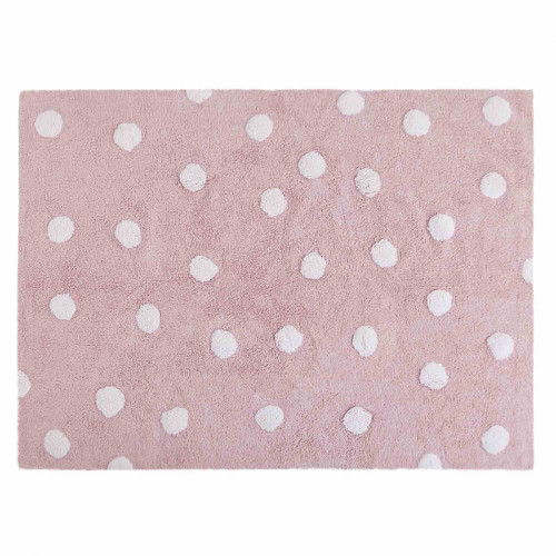 ковер polka dots розовый-белый в Бийске