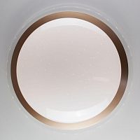 потолочный светодиодный светильник eurosvet fusion 40004/1 led матовое золото в Бийске