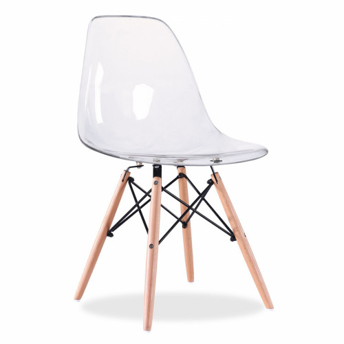 стул деревянный pc-015 прозрачный (eames style) в Бийске
