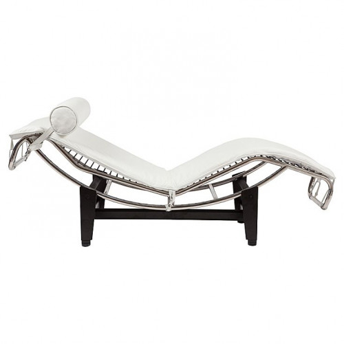 шезлонг chaise longue lc4 белый в Бийске