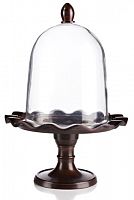 сервировочный поднос с куполом crystal dome dark в Бийске