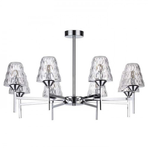 потолочная светодиодная люстра lumion gerana 3598/48cl хром в Бийске