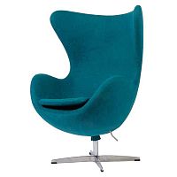 кресло egg chair аквамариновое в Бийске