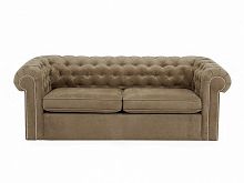 диван chesterfield прямой бежевый в Бийске