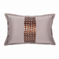 декоративная подушка handwork exclusive прямоугольная бежевая в Бийске