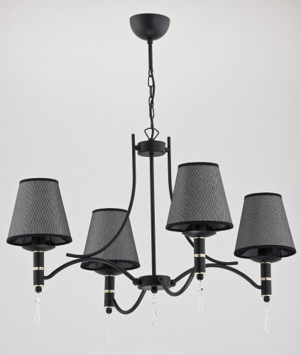 подвесная люстра alfa abil black silver 22964 в Бийске
