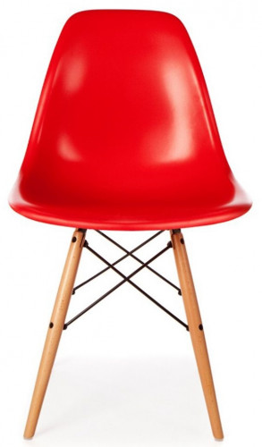 стул классический dsw красный (eames style) в Бийске