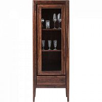шкаф-витрина brooklyn walnut коричневый 65x40 в Бийске