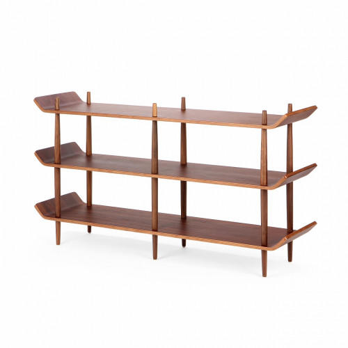 стеллаж bentwood двойной темно-коричневый в Бийске