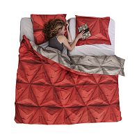постельное белье оригами красный (200*220) в Бийске