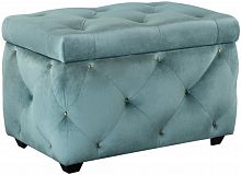 сундук leset classic-е64 велюр yd-25b бирюзовый/ножки пластик в Бийске