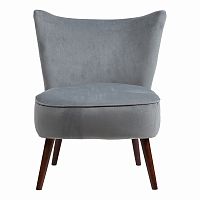 кресло vermont chair серо-синий велюр р в Бийске
