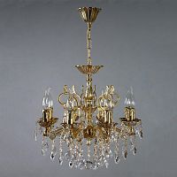подвесная люстра ambiente leon 2128/8 wp new leaf в Бийске