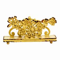 подставка для визиток pewter flower золотой в Бийске